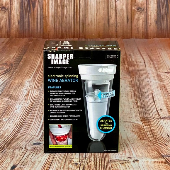 Sharper Image electronic wine aerator! NWT! - Picture 2 of 4